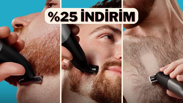 Fiyatı 1124 TL'ye düştü! Braun Series XT 5100 Sakal Şekillendirme Cihazı indirimde