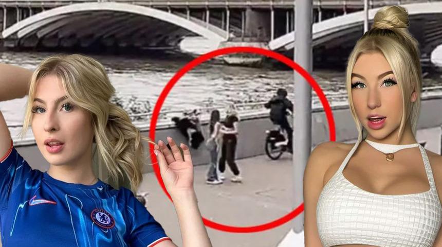 Sosyal medya fenomeni Astrid Wett, TikTok videosu &ccedil;ekerken hırsızın saldırısına uğradı! Bir anda telefonu &ccedil;aldı 