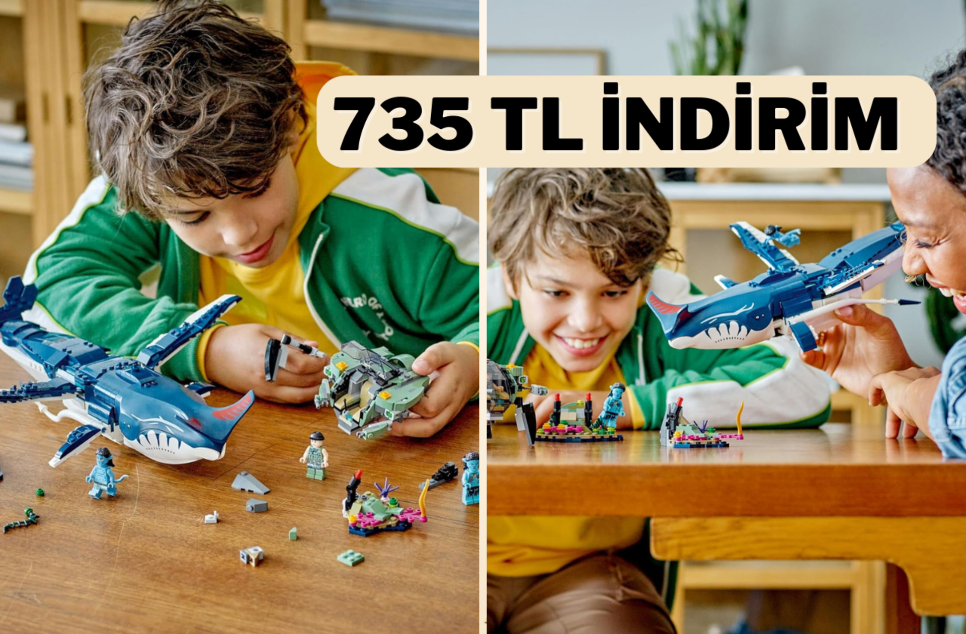 LEGO ve Avatar hayranlarını buluşturan yapım setinde 735 TL indirim