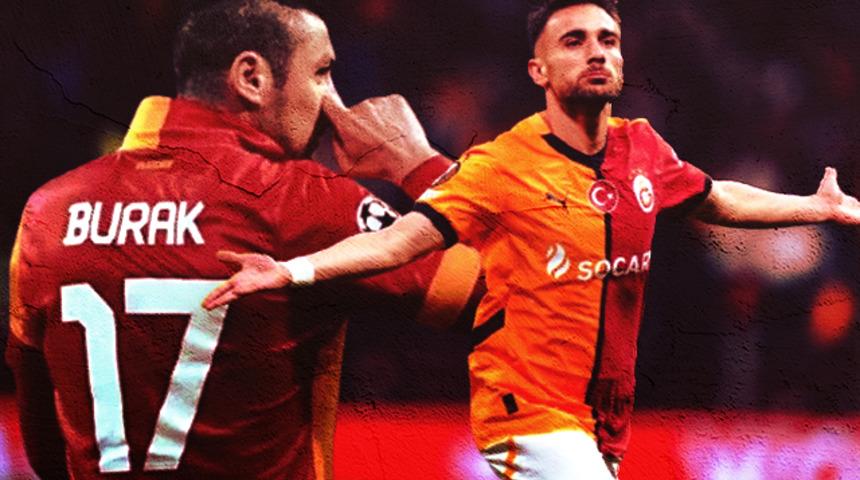 Yunus Akgün, maçın henüz başında Tottenham'ı avladı! Galatasaray'da Burak Yılmaz'dan sonra bir ilke imza attı