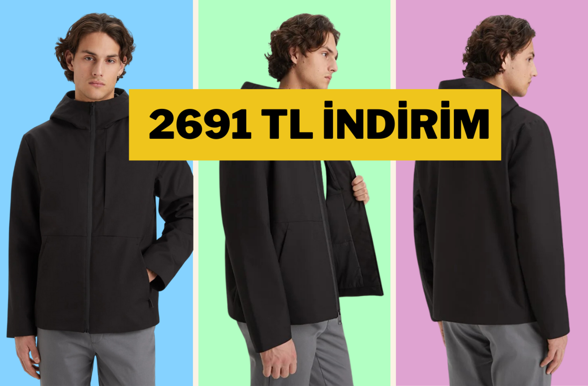 Kış soğuklarına konforlu bir kurtarıcı! Dockers softshell mont indirime girdi
