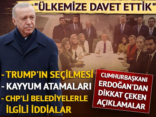 Cumhurbaşkanı Erdoğan'dan Trump ve Elon Musk yorumu! '