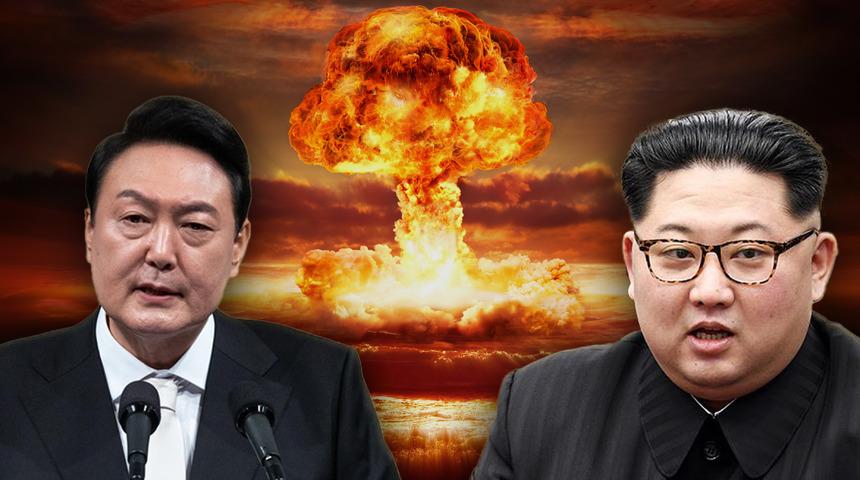 'Nükleer savaş' an meselesi! Kuzey Kore'ye karşı zehir zemberek sözler: "ABD nükleer silahıyla vurulacak"