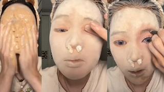 Sosyal medya bu makyaj görüntülerini konuşuyor! Bambaşka biri oldu: Bu nasıl bir makyaj?