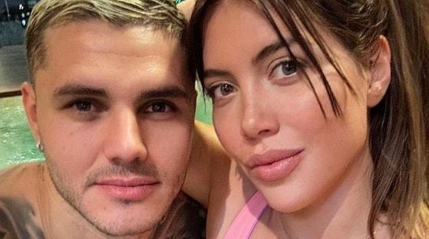 Sevgilisiyle canlı yayında öpüşmüştü! Wanda Nara mesaj attı, Icardi'nin yanıtı gündem oldu! 