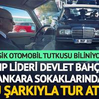 MHP lideri Bahçeli Ankara sokaklarında böyle turladı: 'Fikrimin ince gülü...'