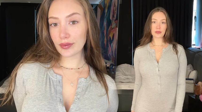 Tayt tulumları tek tek denedi! Yasmin Erbil'in pozlarına yorum yağdı