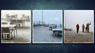 Bir kaç gün önce deniz sefası şimdi kar topu savaşı... Antalya'da hızlı değişen mevsim şaşkına çevirdi! Kameraya yansıdı, lapa lapa yağdı