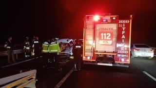 Anadolu Otoyolu'nda iki ayrı zincirleme kaza! 10 araç birbirine girdi: 8 yaralı