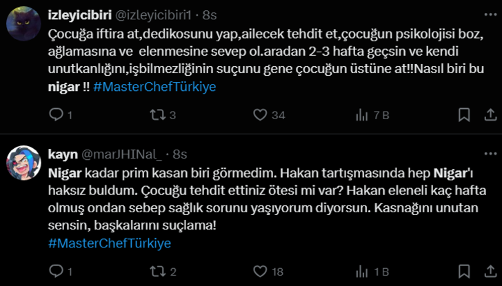 MasterChef'te kim elendi? Nigar'ın vedası sonrası o sözleri tepki çekti: Hakan ne alaka? G1