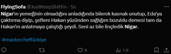 MasterChef'te kim elendi? Nigar'ın vedası sonrası o sözleri tepki çekti: Hakan ne alaka? G2