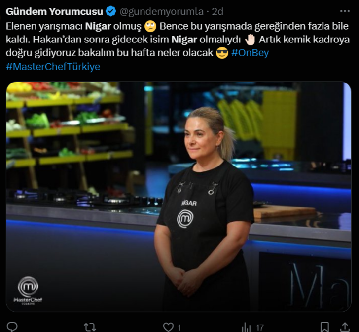 MasterChef'te kim elendi? Nigar'ın vedası sonrası o sözleri tepki çekti: Hakan ne alaka? G4