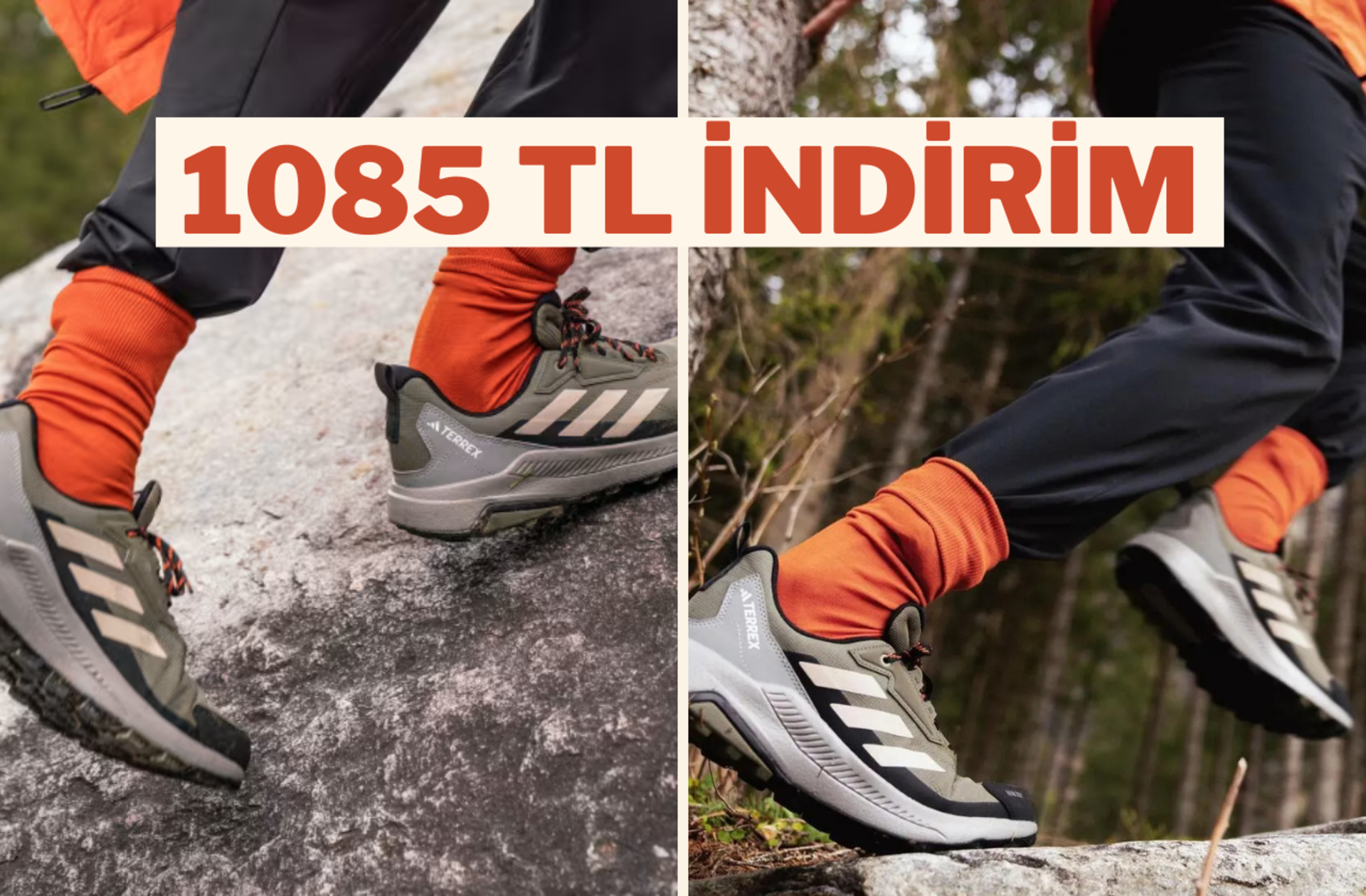 Zorlu koşullarda en iyi yol arkadaşı! Adidas'ın çok satan Terrex ayakkabısı indirimde