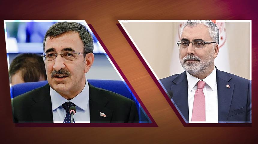 Cevdet Yılmaz ve Bakan Işıkhan iş gücü istatistiklerini değerlendirdi