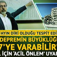 O fay diriymiş! 6 il için 'acil önlem' uyarısı: "Depremin büyüklüğü 7'ye varabilir"