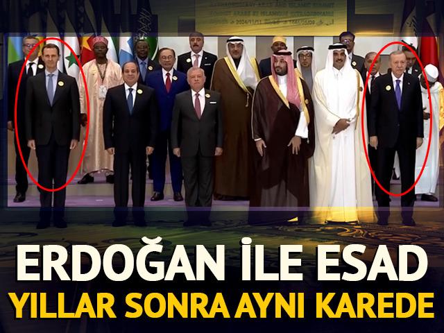 Erdoğan ile Esad yıllar sonra aynı karede