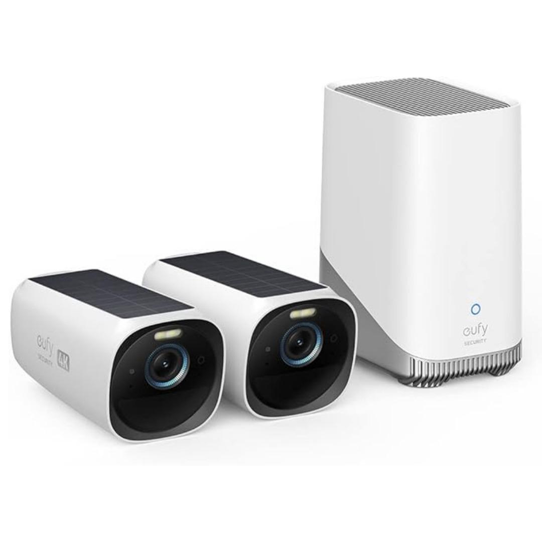 Eufy Security S330 eufyCam 3 Kablosuz Akıllı Güvenlik ve Kamera Sistemi