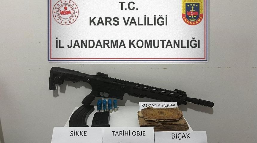 Kars'ta tarihi eser kaçakçılığı: 1 kişi gözaltında