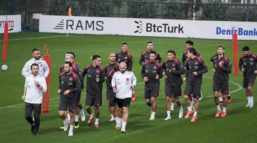 A Milli Futbol Takımı, Galler maçının hazırlıklarına başladı! İbrahim Hacıosmanoğlu...