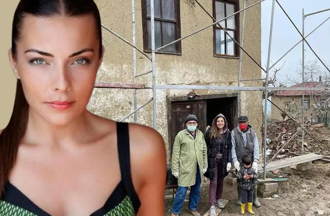 Burcu Kara doğduğu evi k&ouml;hne halinden kurtardı! K&ouml;y evinde doğayla i&ccedil; i&ccedil;e...