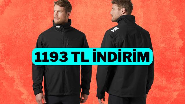 Polar iç dokulu, su ve rüzgar geçirmez Helly Hansen montta 1193 TL indirim