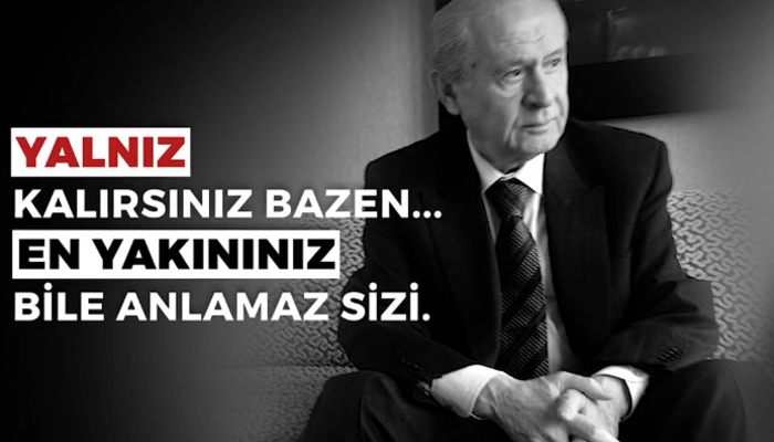 MHP'den dikkat çeken paylaşım! Devlet Bahçeli'nin görüntüleri yer aldı: "Vakit tamamdır söz konusu vatandır”