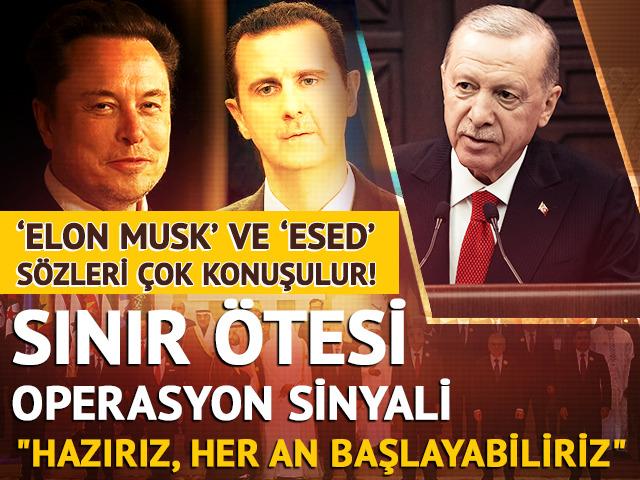 Erdoğan'dan sınır ötesi operasyon sinyali: "Hazırız, her an başlayabiliriz"