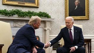 Trump, 4 yıl sonra yeniden Beyaz Saray'da! Biden ile görüştü, o mesaj verildi
