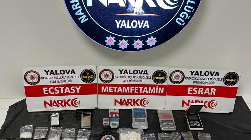 Yalova'da uyuşturucu operasyonunda yakalanan şüpheli tutuklandı