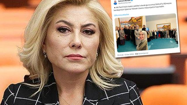 'Istakoz' paylaşımının ardından AK Partili Şebnem Bursalı yine gündemde! O paylaşımı tepki çekti: 'Başardınız arkadaşlar'