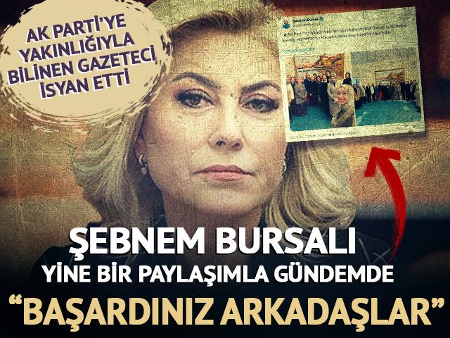 Şebnem Bursalı yine gündemde! O paylaşımı tepki çekti: 'Başardınız arkadaşlar'