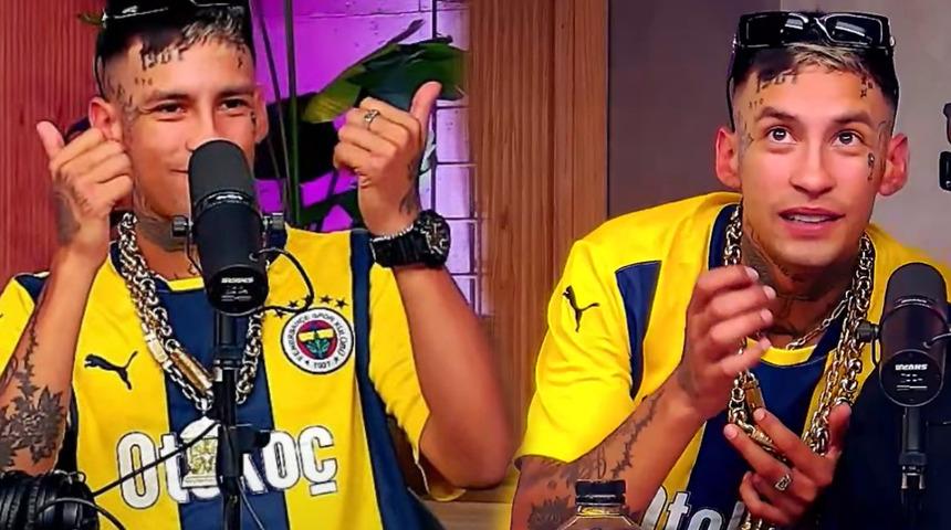 Galatarasay taraftarını kızdıracak hamle! L-Gante Fenerbahçe formasıyla bir programa katıldı: 'Türkiye'de konser vereceğim'
