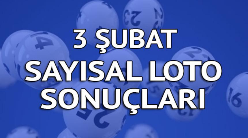 Sayısal Loto Sonuçları 3 Şubat: Devir miktarı şaşırttı! 