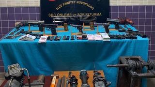 Bursa'da evinde kaçak silah üreten şüpheli tutuklandı