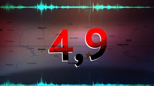 Malatya'da deprem! 4,9 ile sallandı