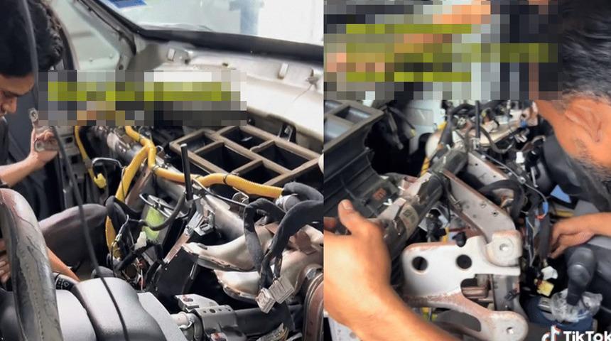 Arabasından aylardır kötü bir koku geliyordu! Tüm parçalar sökülünce nedeni ortaya çıktı: Sürücü şaşkına döndü