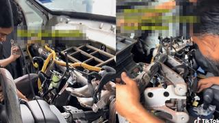 Arabasından aylardır kötü bir koku geliyordu! Tüm parçalar sökülünce nedeni ortaya çıktı: Sürücü şaşkına döndü