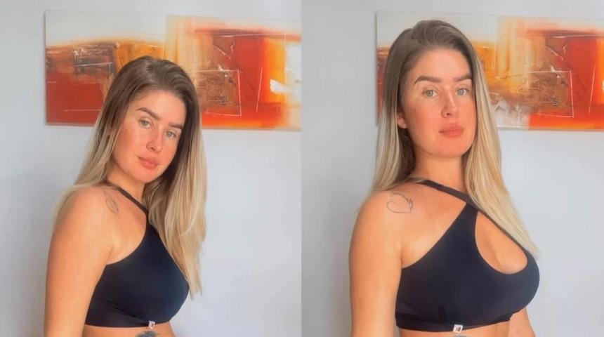 Çocuğunu okuldan almak için giden sosyal medya fenomeninin kıyafeti uygunsuz bulundu! Diğer velilerin eleştirelerini toplayan kıyafetini gösterdi