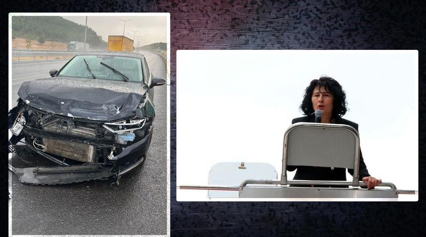 Kınık Belediye Başkanı Sema Bodur trafik kazası geçirdi