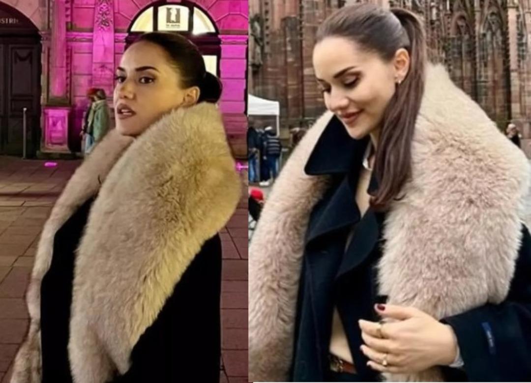 Fahriye Evcen'in giydiği kürk tartışma yaratmıştı! Burak Özçivit gerçek  olup olmadığını açıkladı