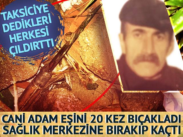 Cani adam eşini acımasız şekilde yaraladı