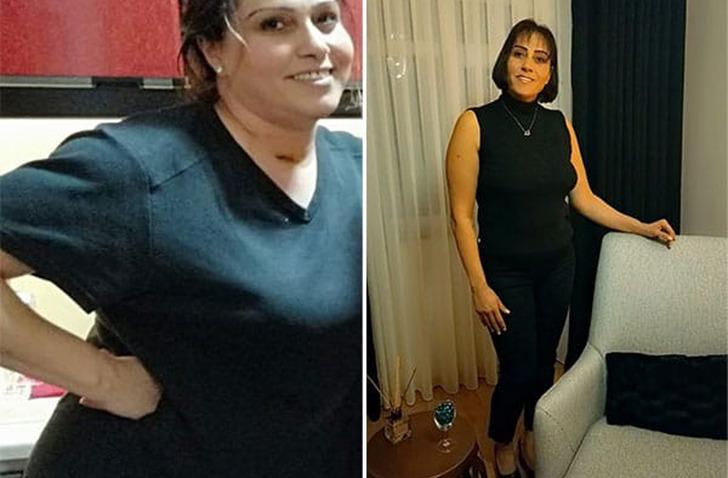 11 ayda 17 kilo verdi! 20 yıl önceki montunu giymenin mutluluğunu yaşadı