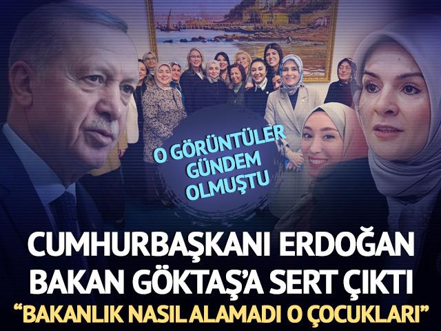 Cumhurbaşkanı Erdoğan, Mahinur Özdemir Göktaş'a sert çıktı: 'Bakanlık nasıl alamadı o çocukları'