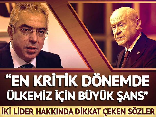 Bahçeli'nin çağrısı hakkında çok konuşulacak sözler