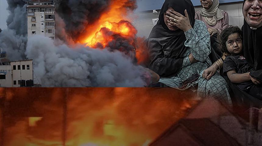 Son dakika | 5 katlı binaya saldırıda 50 kişi can verdi! İsrail'den yeni katliam: Gazze ve Beyrut'a bomba yağdı