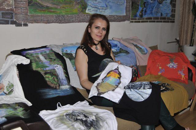 Hayallerini tiş&ouml;rtlere resmediyorlar 1