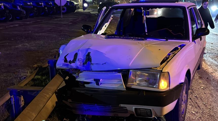 Bolu'da alkollü sürücünün neden olduğu kazada 2 kişi yaralandı