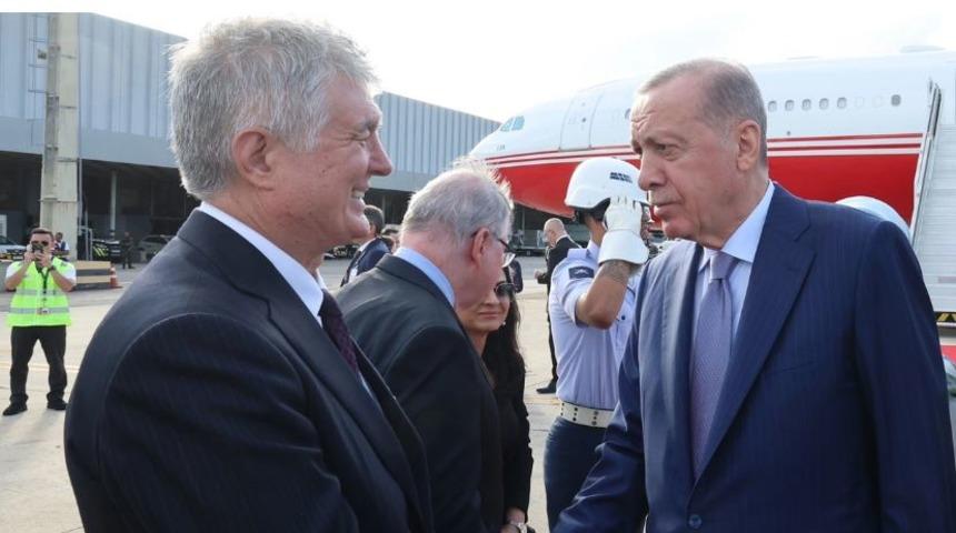 Cumhurbaşkanı Erdoğan, G20 Liderler Zirvesi için Brezilya'da