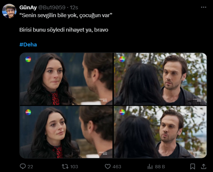 Deha'da İmre "Senin sevgilin bile yok, çocuğun var" dedi! Devran ve Esme sarılınca sosyal medya yıkıldı G1