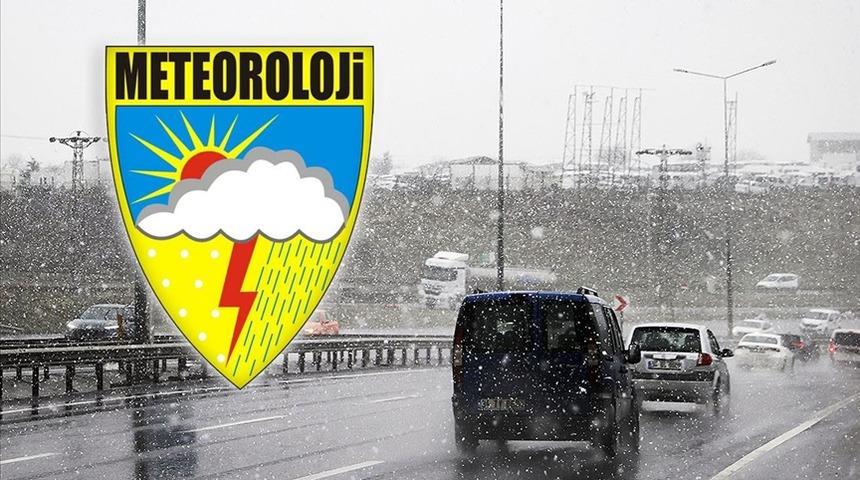 Meteoroloji'den 16 ile 'sarı kodlu' uyarı! Kuvvetli sağanak ve kar yağışları etkili olacak